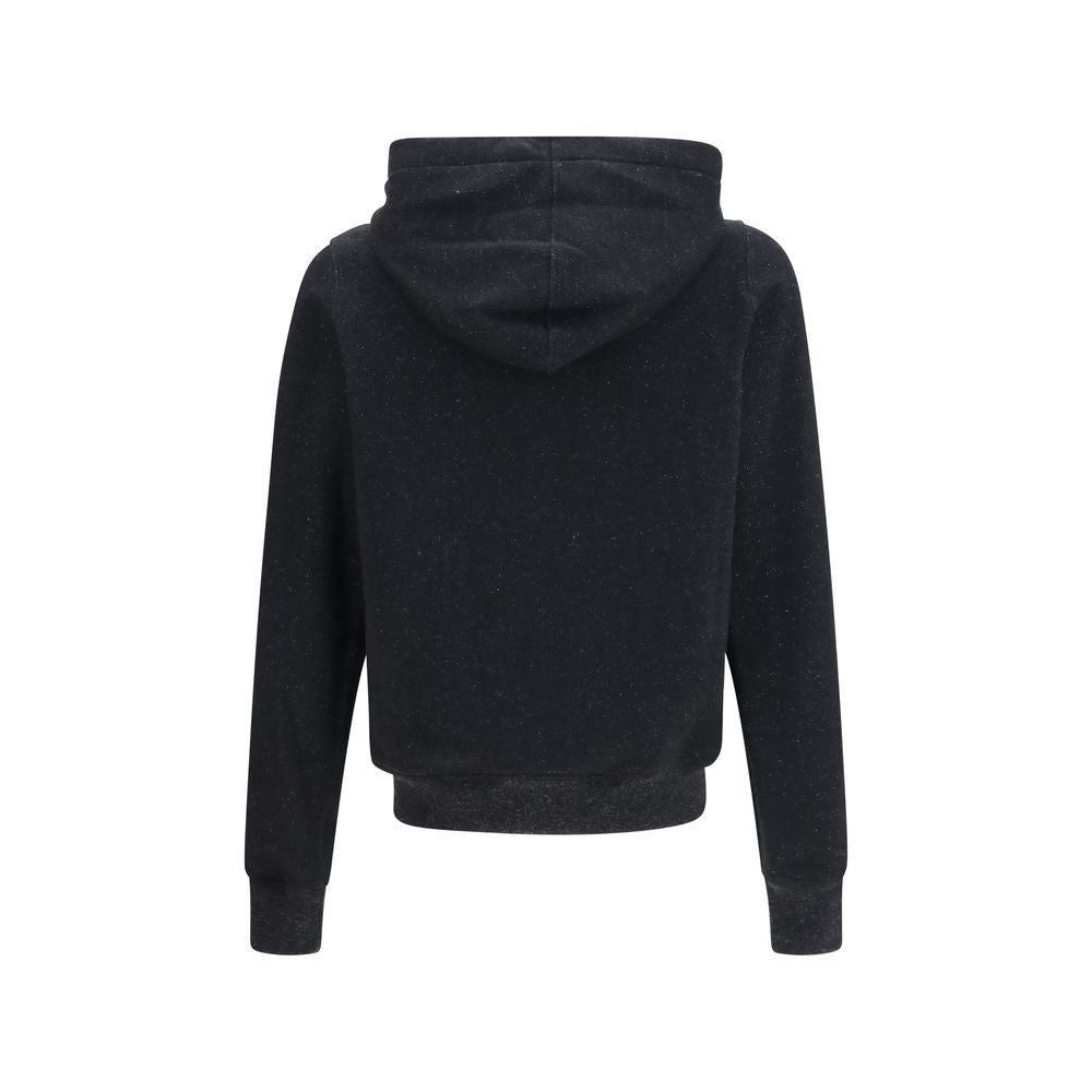 Rick Owens Schwarzer Baumwoll-Sweatshirt