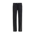 Rick Owens Schwarze Oves Aries Straight-Leg Jeans aus Wolle