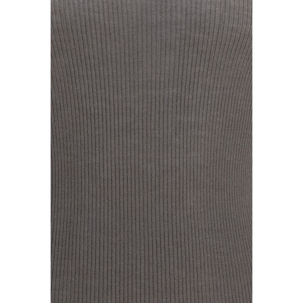 Rick Owens Grauer Oves Aries Wollpullover