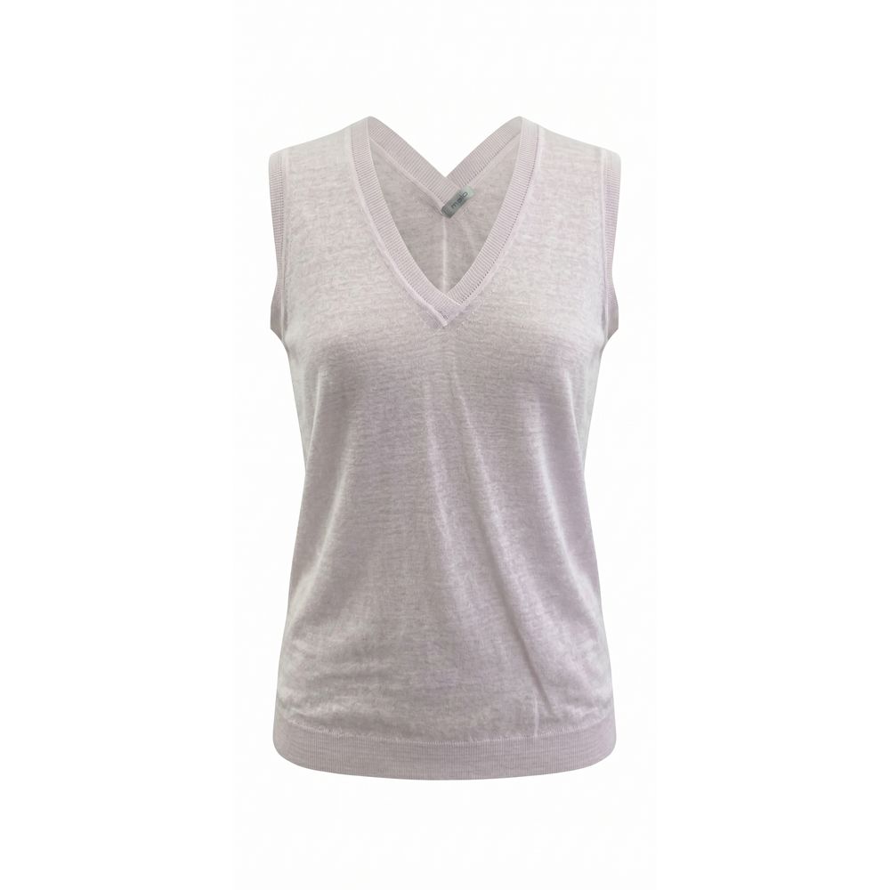 Malo Pink Linen Damen Tanktop