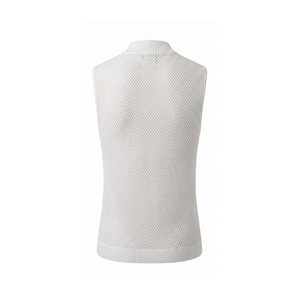 Malo Weißer Seidenpullover für Damen