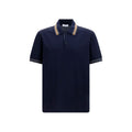 Ferragamo Blaues Baumwoll-Polohemd