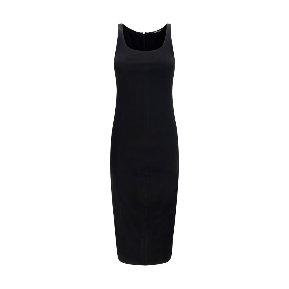 Jacquemus Schwarzes Viskose-Freizeitkleid
