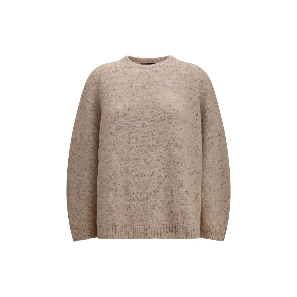Fabiana Filippi Beige Wool Oves Aries Sweatshirt