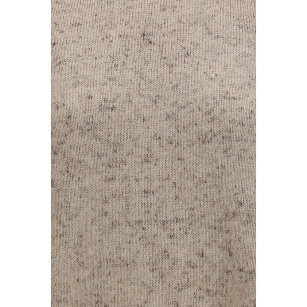 Fabiana Filippi Beige Wool Oves Aries Sweatshirt