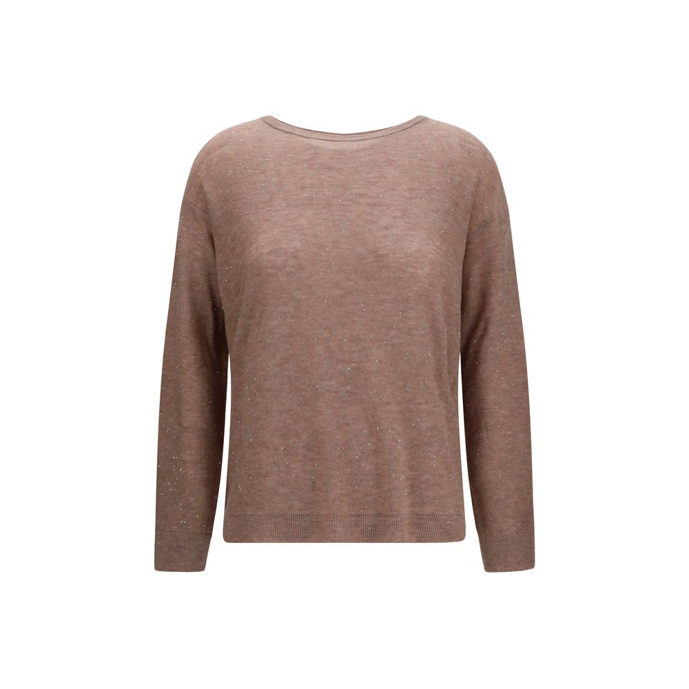 Fabiana Filippi Brauner Wollpullover Oves Aries