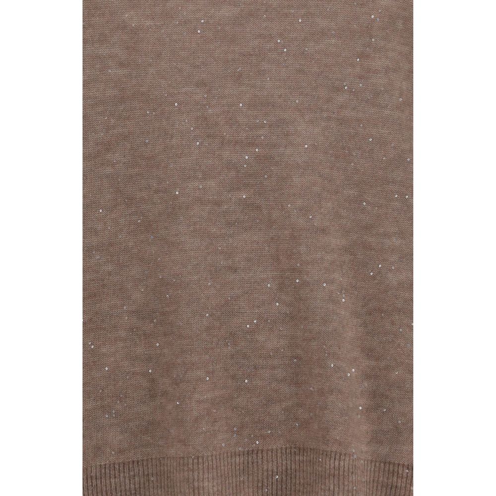 Fabiana Filippi Brauner Wollpullover Oves Aries