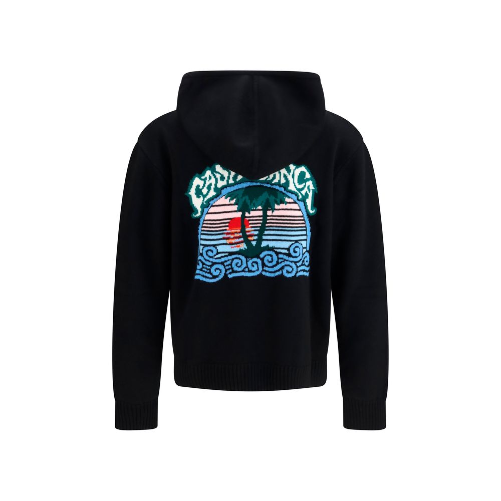 Casablanca Pullover aus Wolle Oves Aries in Schwarz