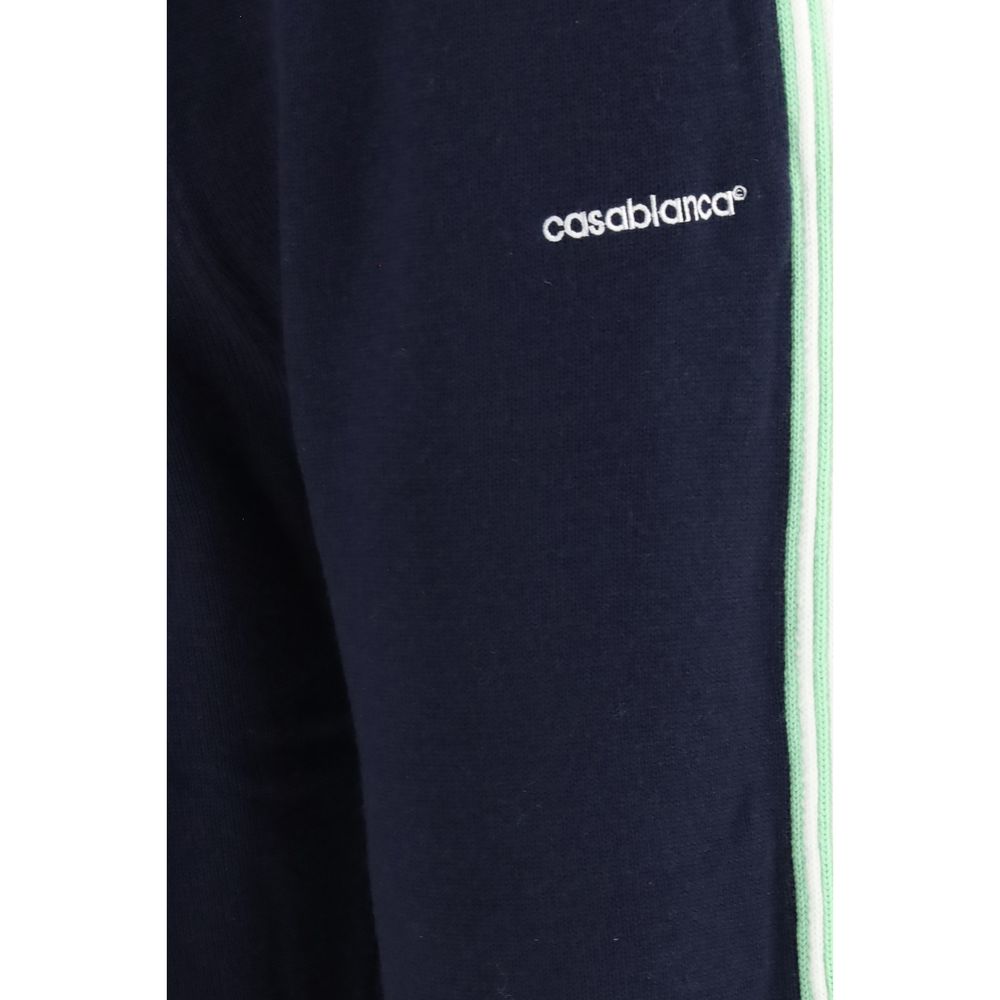 Casablanca Blaue Jogginghose aus Wolle Oves Aries (Trainingshose)