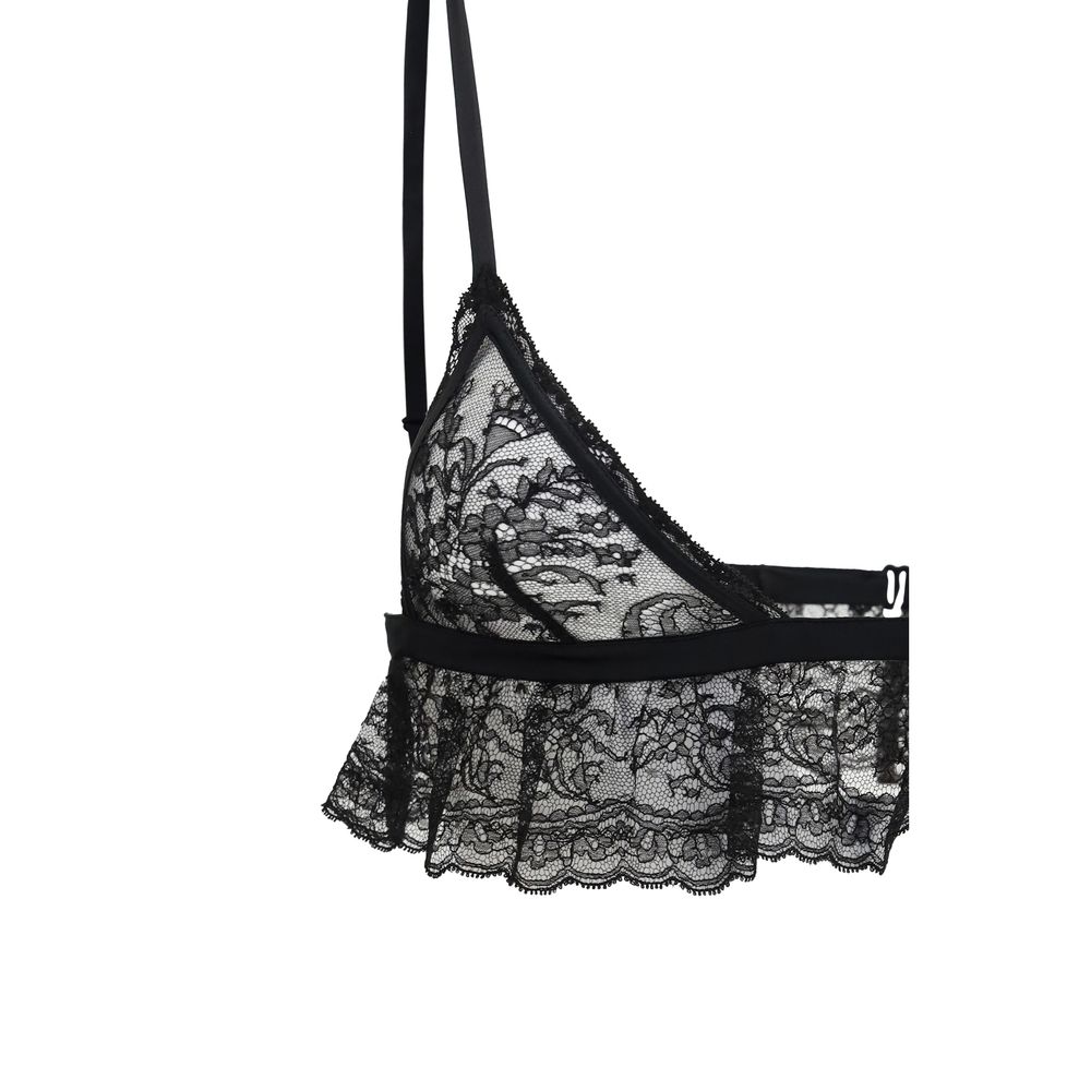 Dolce & Gabbana Schwarzer Baumwoll-BH