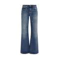 R13 Blaue Jeans aus Baumwolle im geraden Schnitt