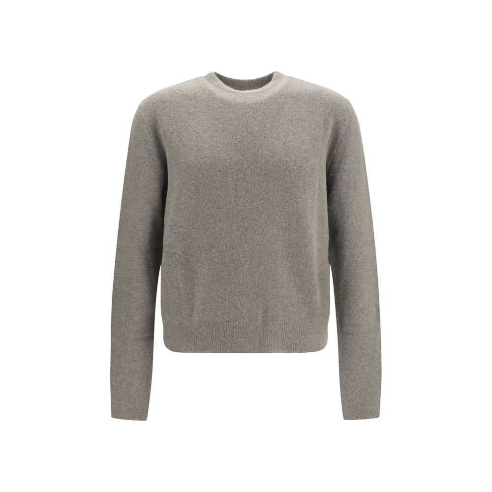 Rick Owens Grauer Kaschmirpullover