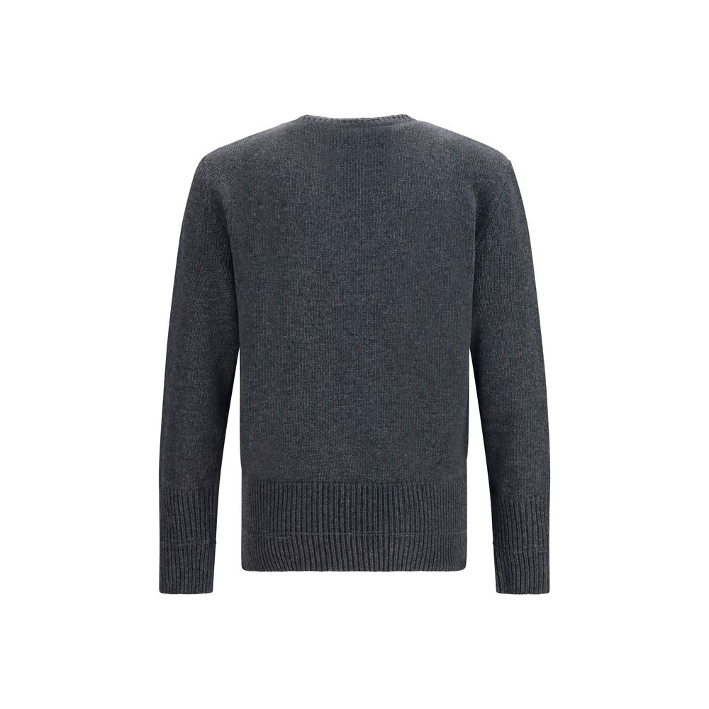 MM6 Grauer Oves Aries Wollpullover