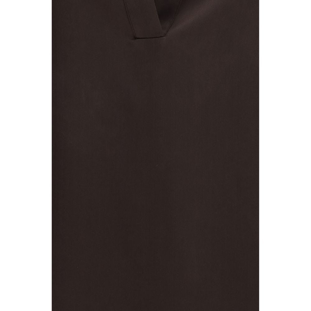 Tom Ford Braunes Seidenhemd