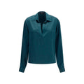 Tom Ford Blaues Seidenhemd
