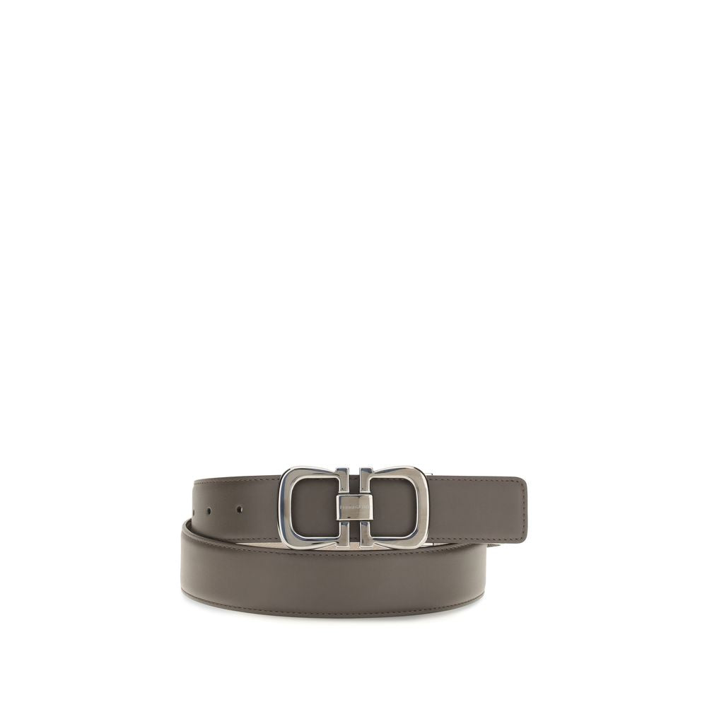 Ferragamo Brauner Kalbsleder Bos Taurus Regular Gürtel