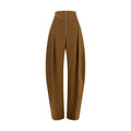 Ferragamo Braune Hose aus Ovis Aries Wolle Aries