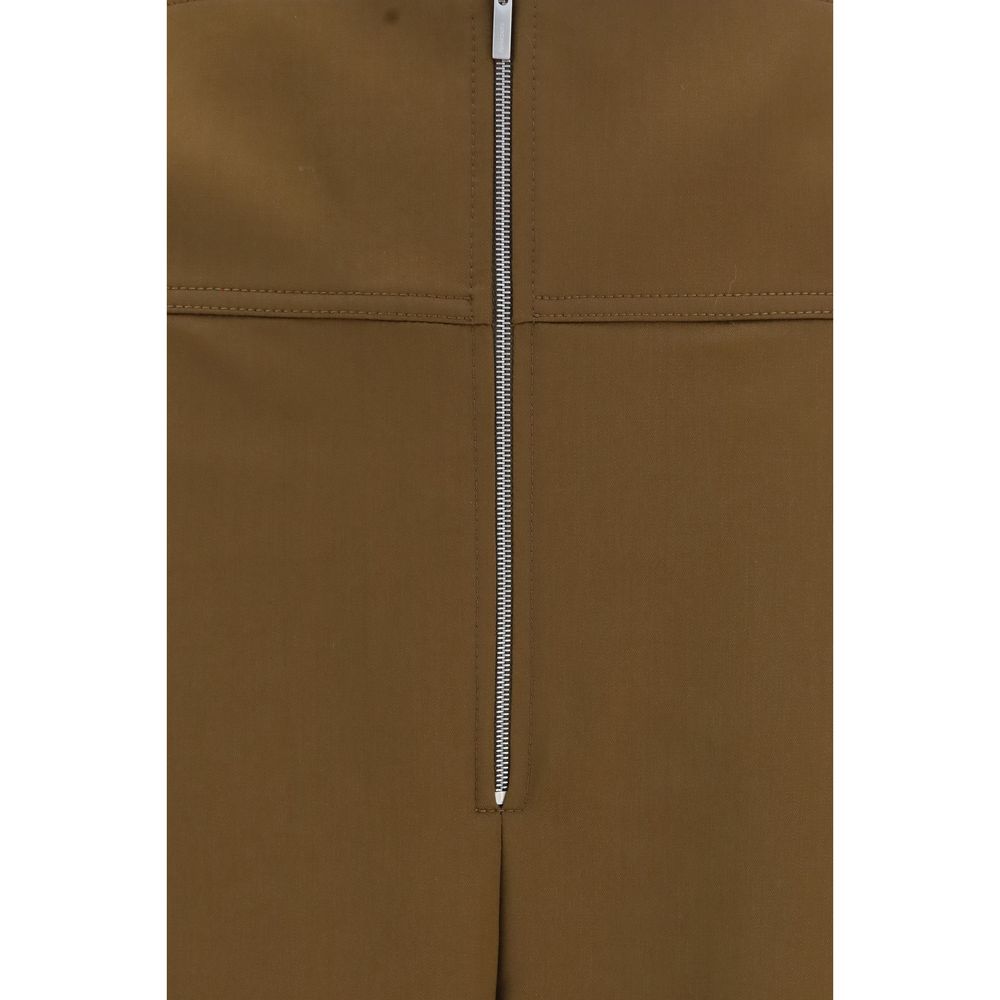 Ferragamo Braune Hose aus Ovis Aries Wolle Aries