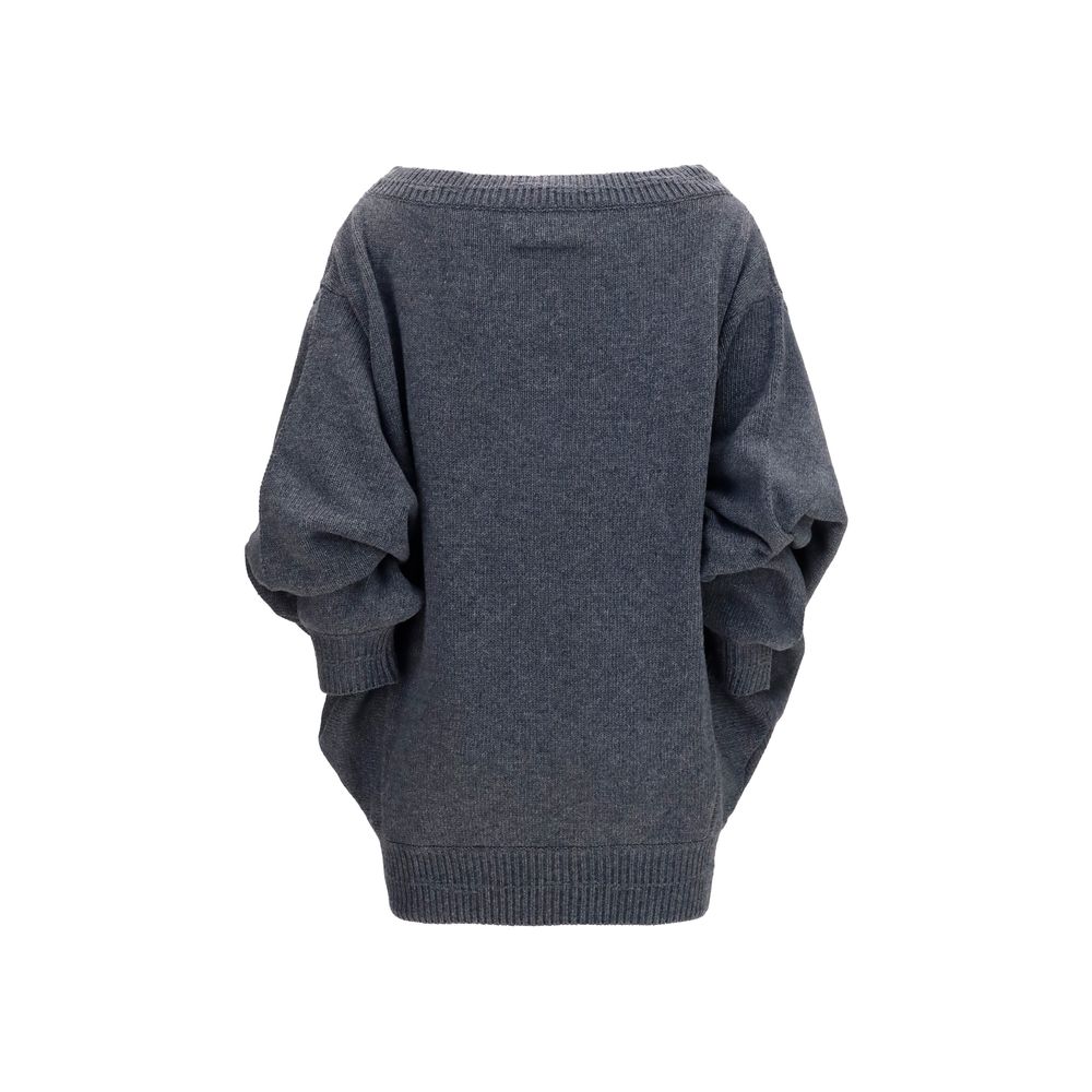 MM6 Graues Wollkleid Oves Aries Casual