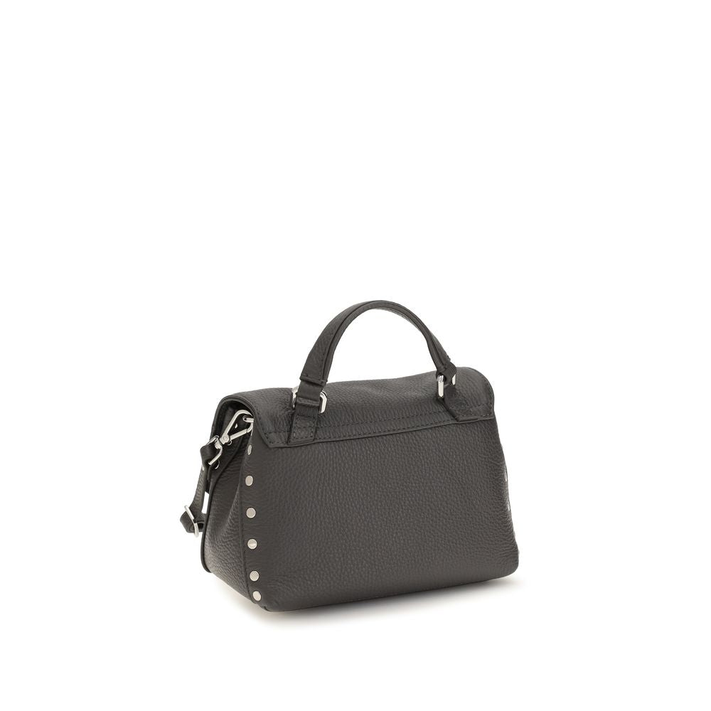 Zanellato Graue Kalbsleder Bos Taurus Schultertasche