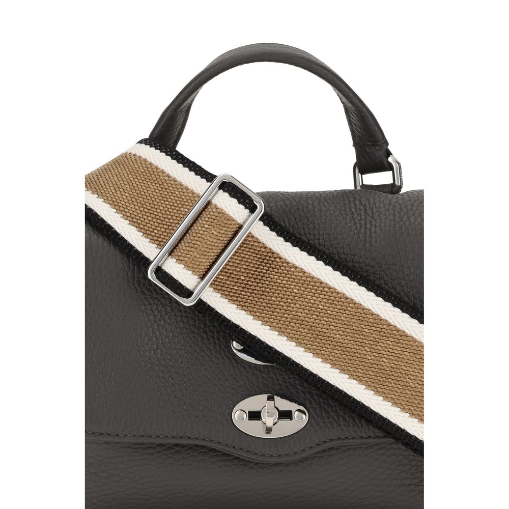 Zanellato Graue Kalbsleder Bos Taurus Schultertasche