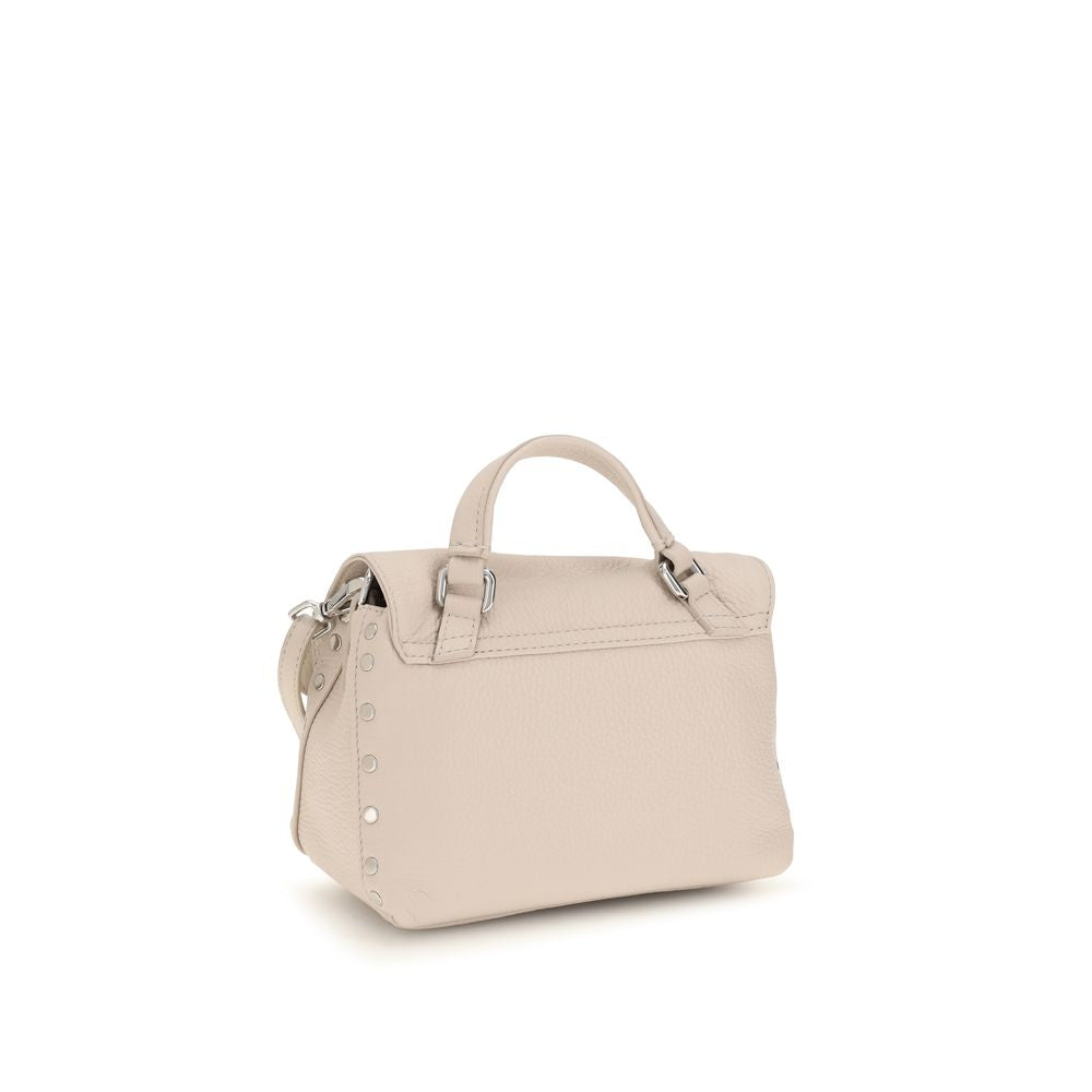 Zanellato Weiße Kalbsleder Bos Taurus Handtasche