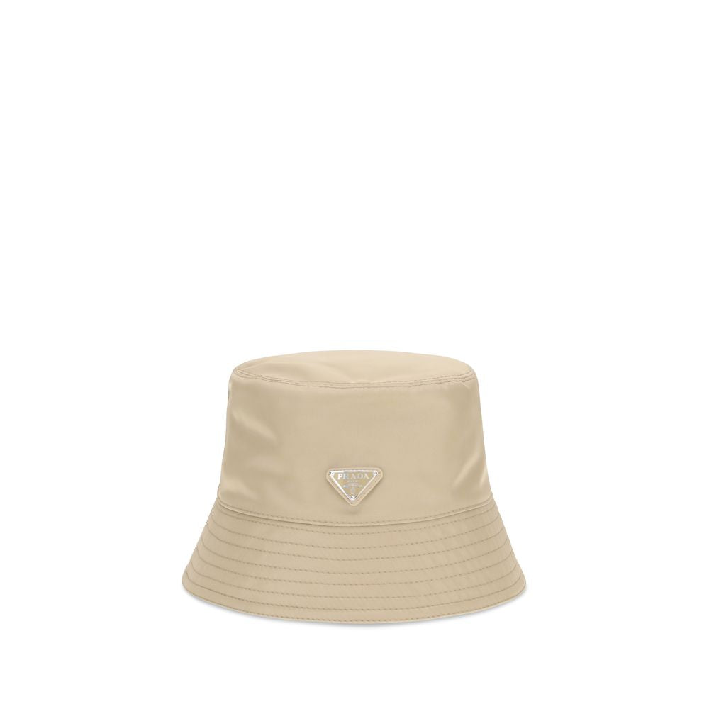 Prada Beige Polyamid-Eimerhut