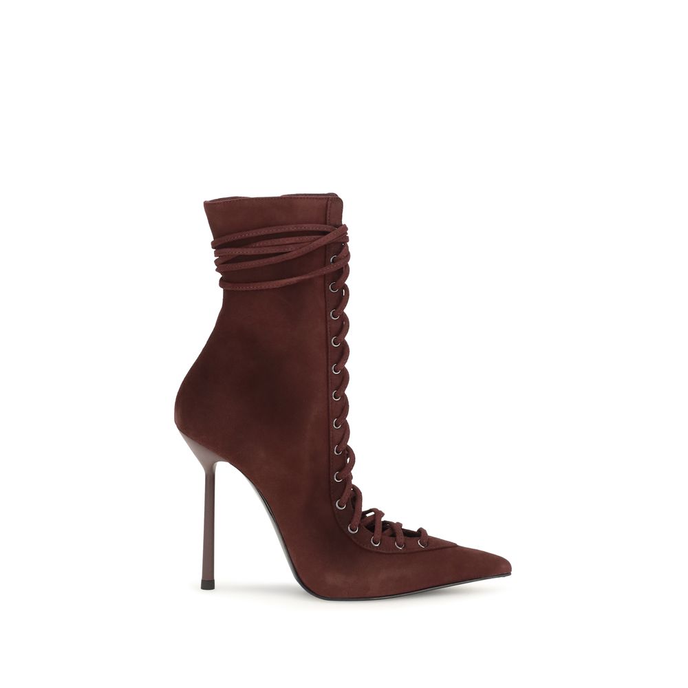 LE SILLA Bordeaux Kalbsleder Bos Taurus Schnürstiefel