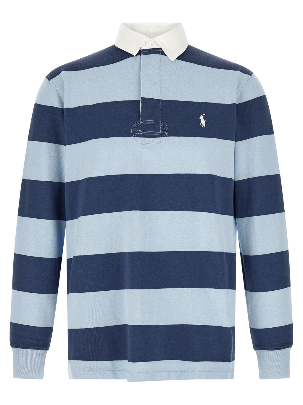 Polo Ralph Lauren Blaues Baumwoll-Polohemd