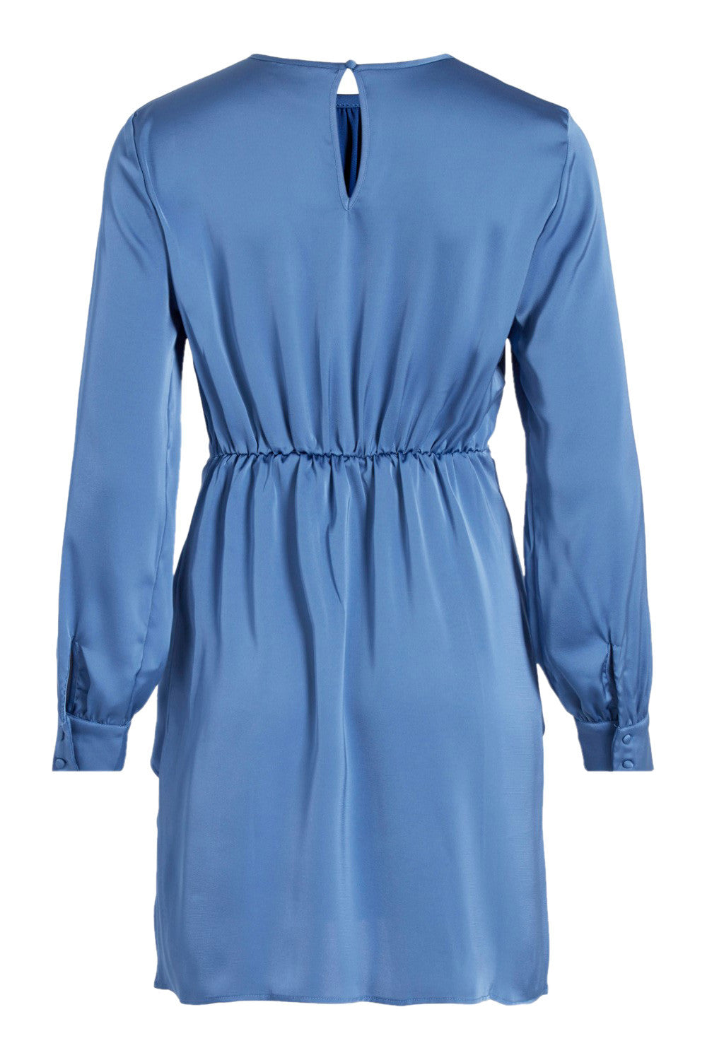 Vila Clothes Kurzes blaues Kleid aus Polyester