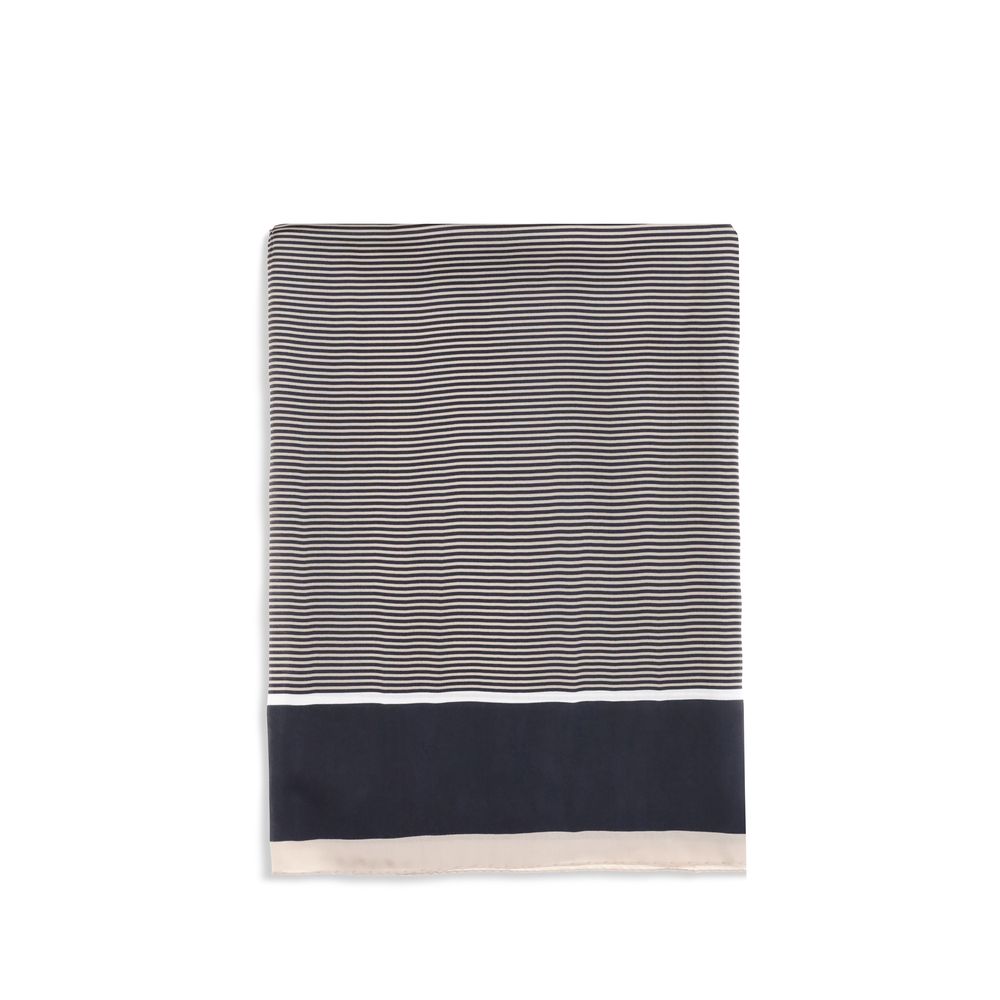 Saint Laurent Blaues Seidenschal