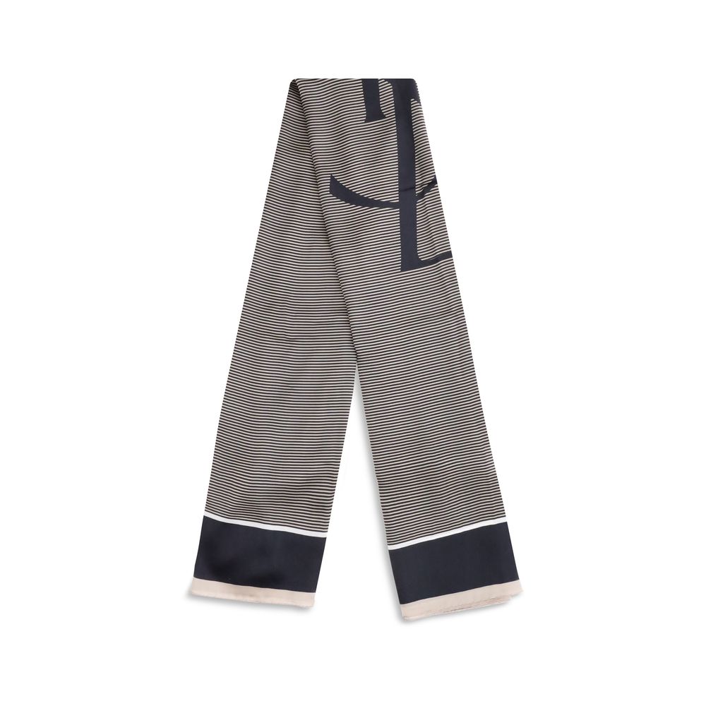 Saint Laurent Blaues Seidenschal