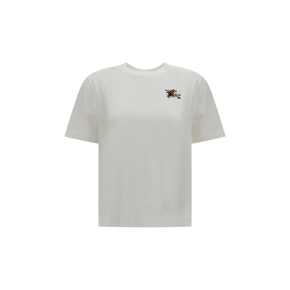 Burberry Weißes Baumwoll-T-Shirt