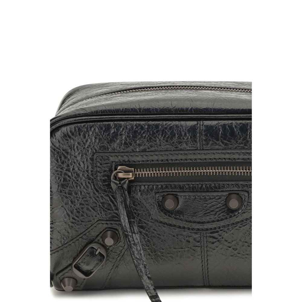 Balenciaga Schwarzes Lamm Ovis Aries Aries Portemonnaie