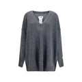 MM6 Graues Marabou-Sweatshirt
