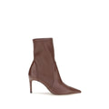 Stuart Weitzman Braune Ankle Boots aus Kalbsleder Bos Taurus