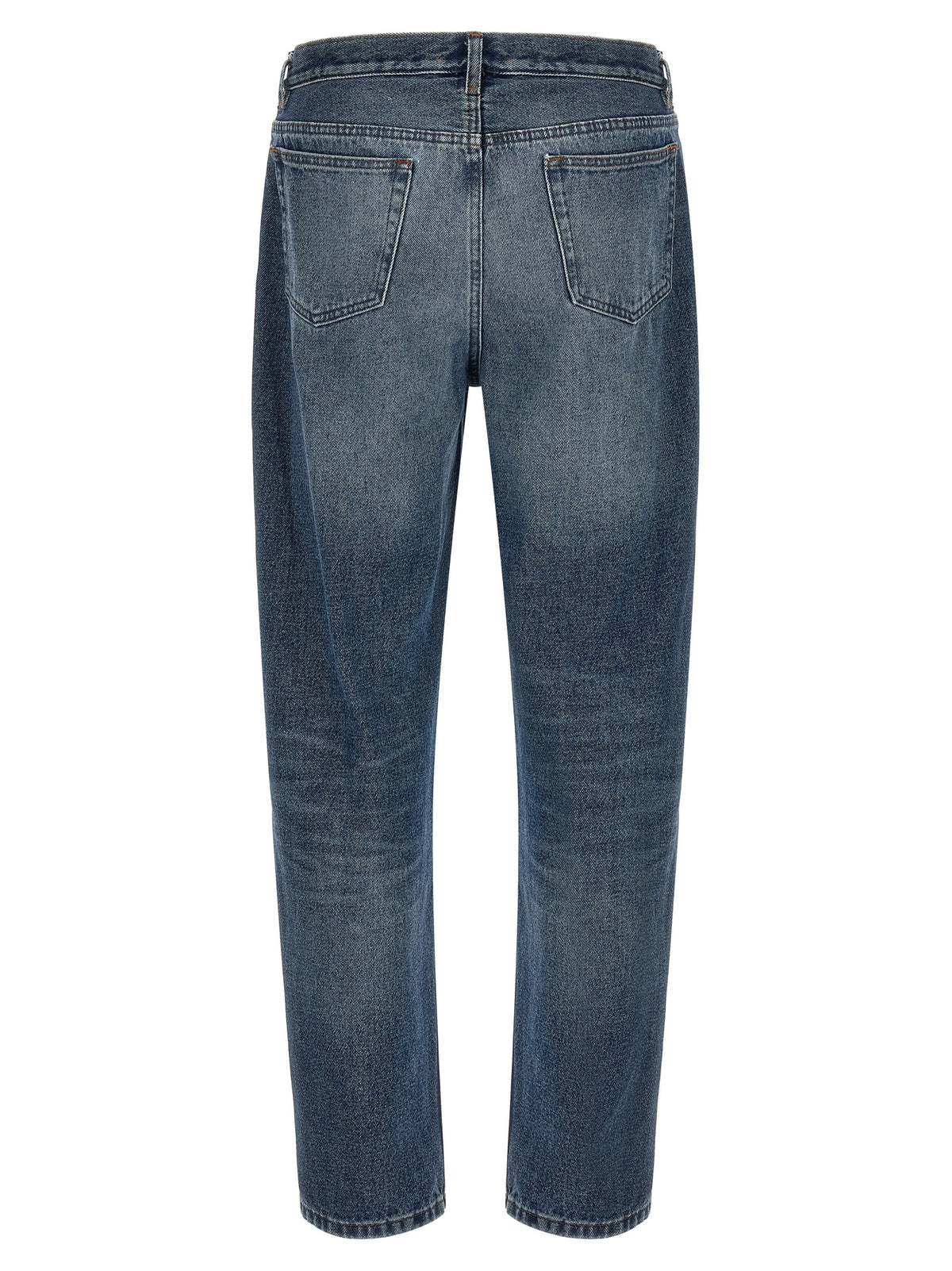A.P.C. Blaue Jeans aus Baumwolle im geraden Schnitt