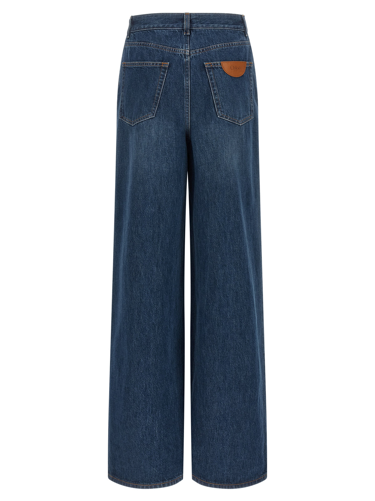 Chloé Blaue Baumwolljeans Denim