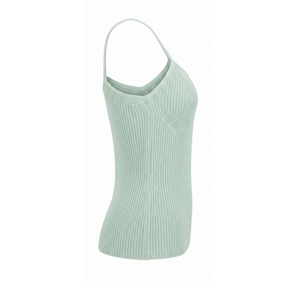 Malo Grünes Woll-Top für Damen