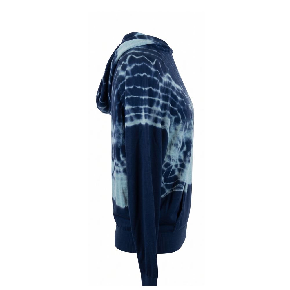 Malo Blauer Baumwoll-Sweatshirt für Damen