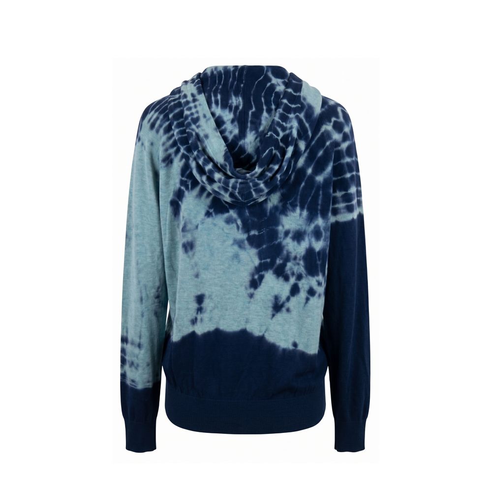 Malo Blauer Baumwoll-Sweatshirt für Damen