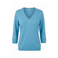 Malo Blauer Damenpullover aus Seide