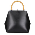 Jil Sander Schwarze Lederhandtasche
