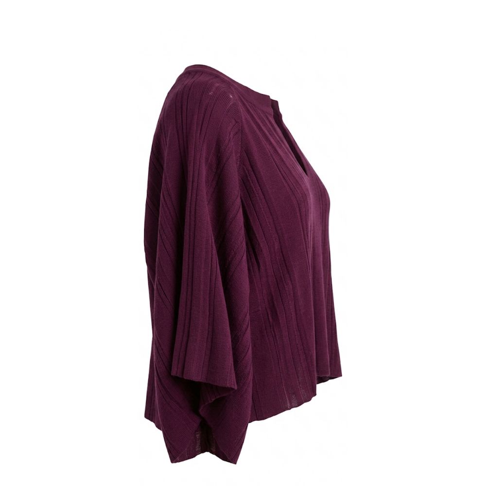 Malo Lila Baumwoll-Damenpullover