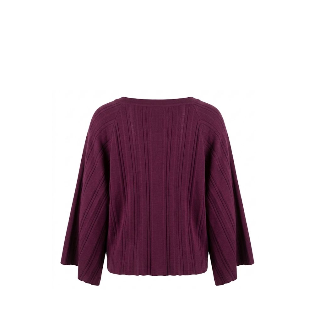 Malo Lila Baumwoll-Damenpullover