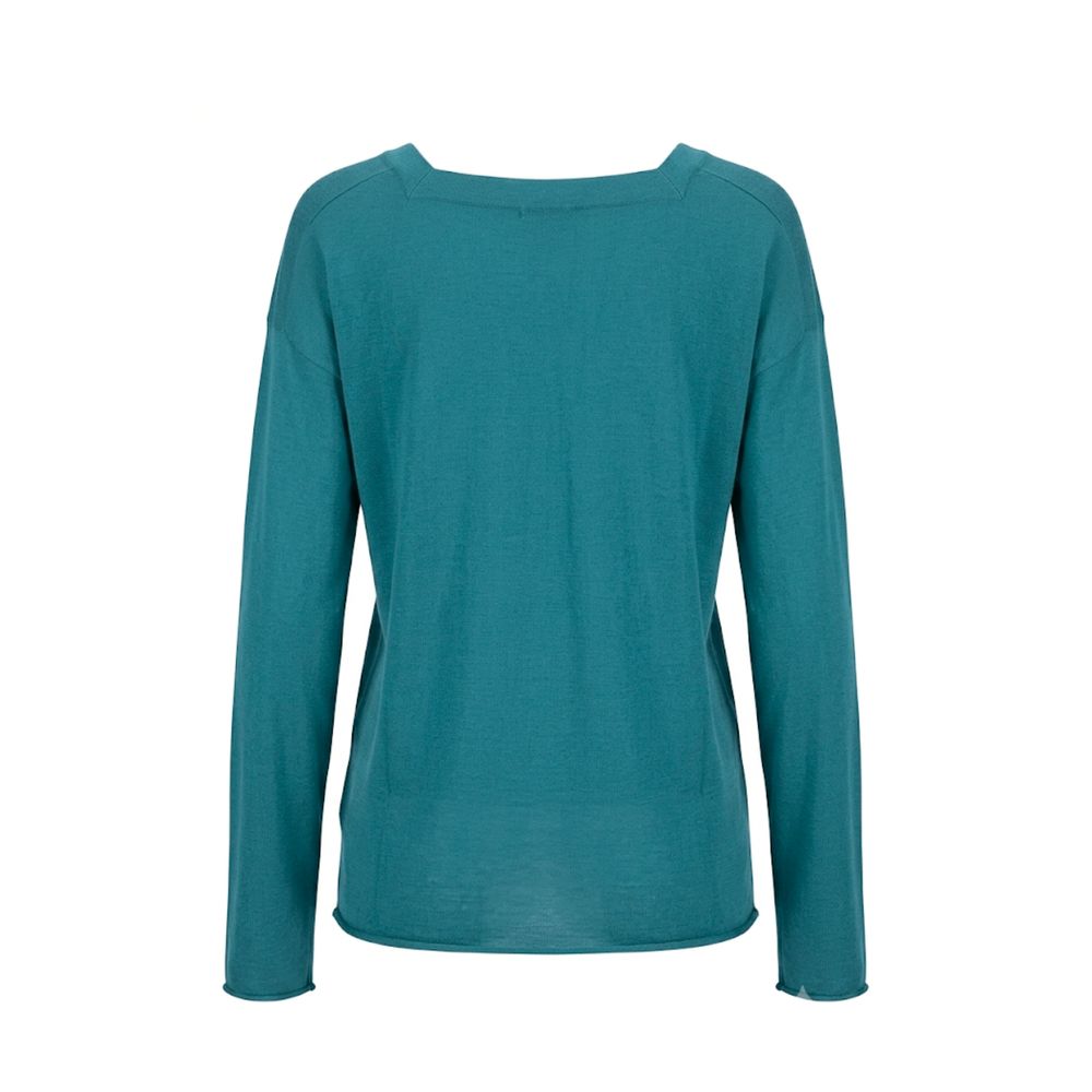 Malo Baumwollpullover in Blau