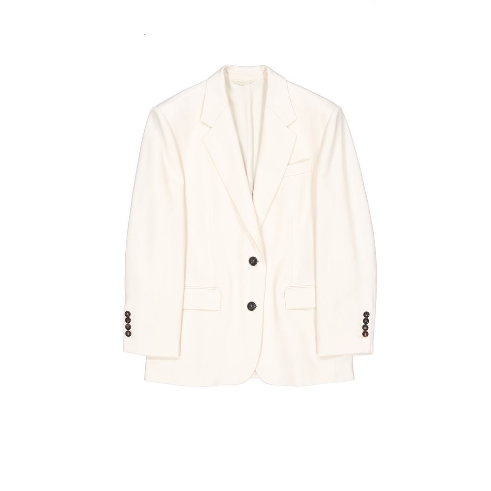 Brunello Cucinelli Weißer Blazer aus Viskose