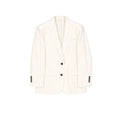 Brunello Cucinelli Weißer Blazer aus Viskose