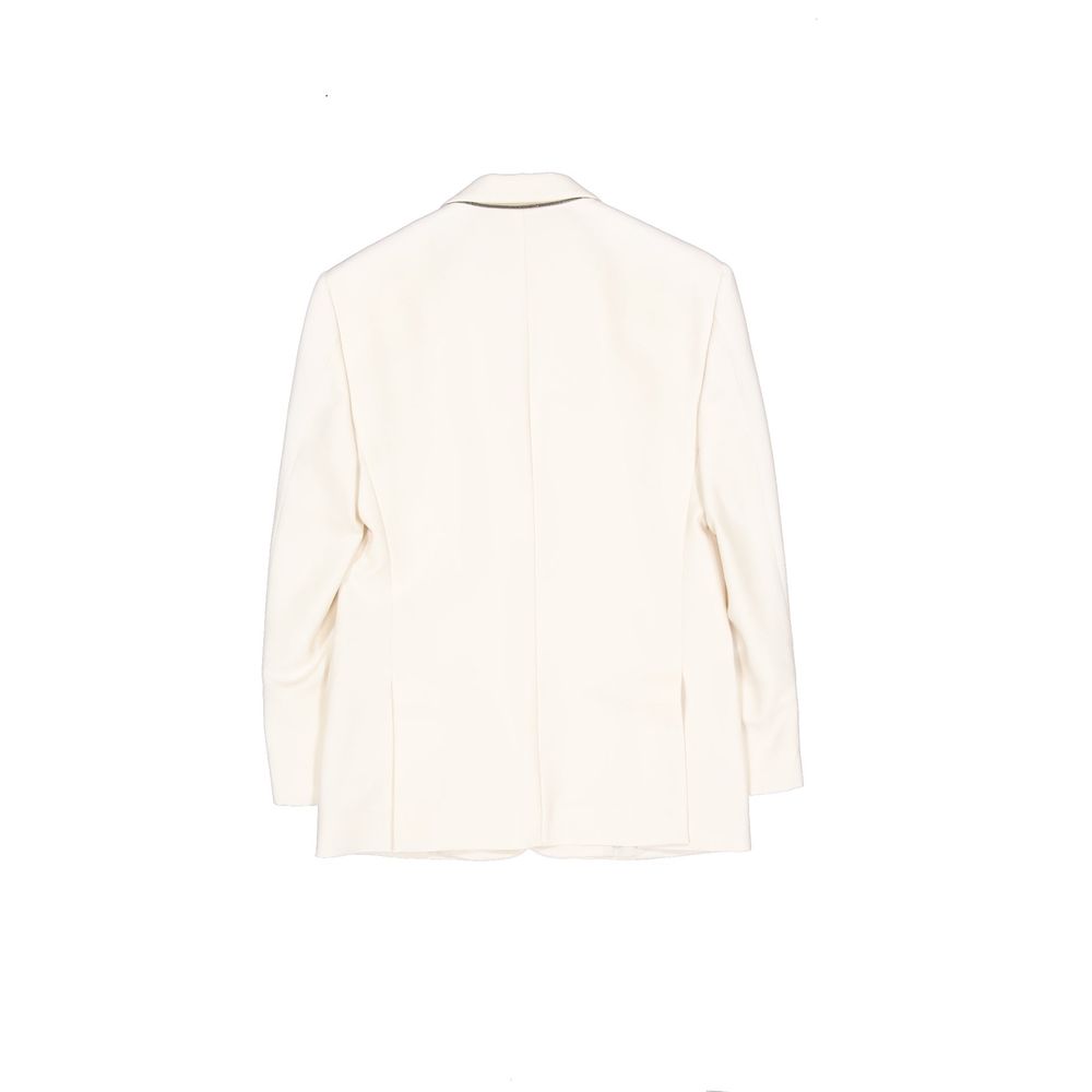 Brunello Cucinelli Weißer Blazer aus Viskose
