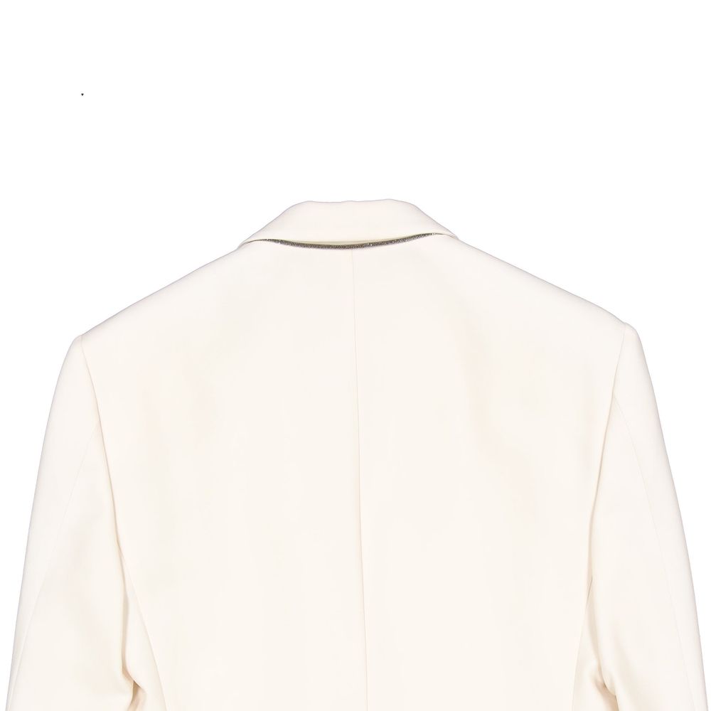 Brunello Cucinelli Weißer Blazer aus Viskose